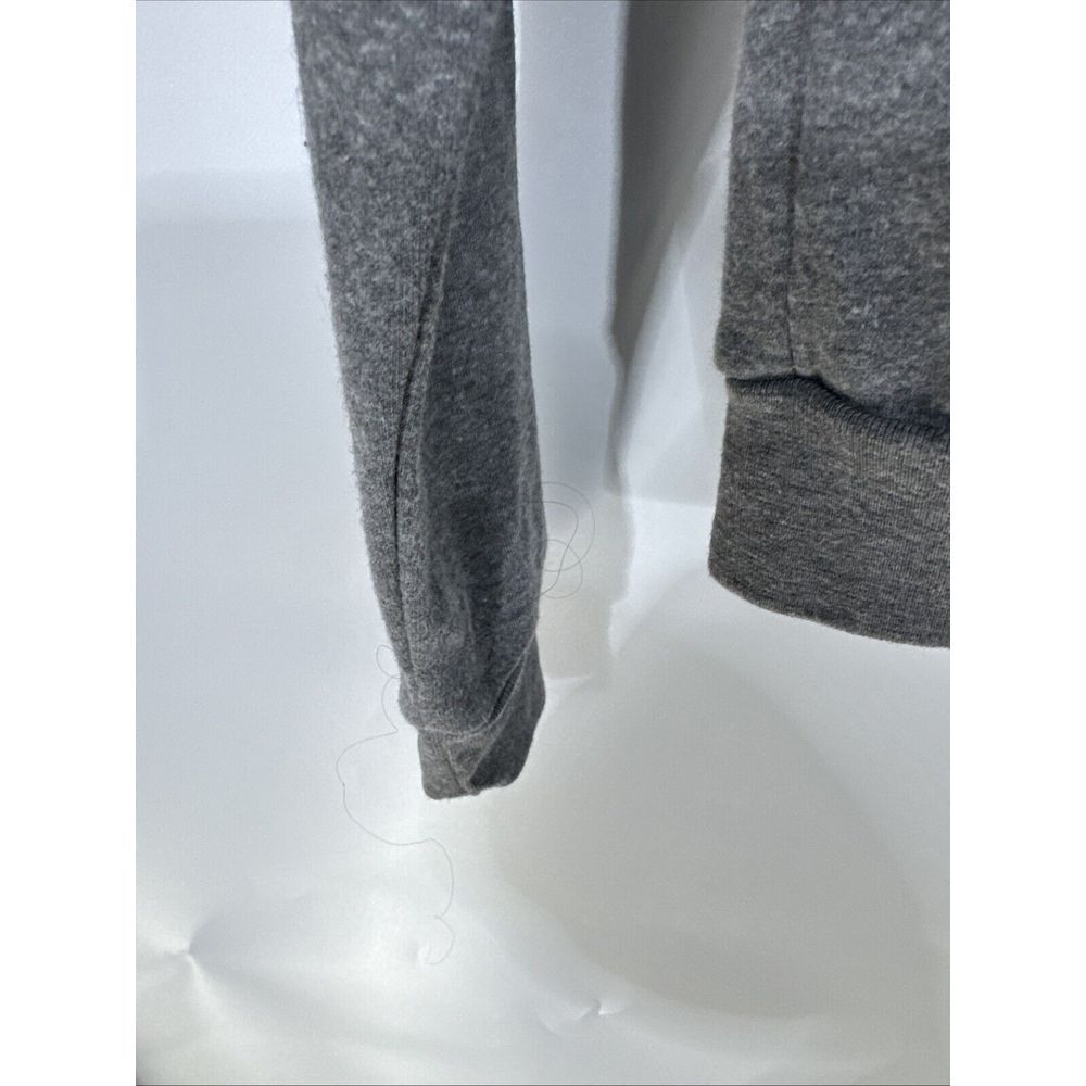 Bow & Drape Say You'll Be Wine Sequin Gray Raglan Sweatshirt S - Picture 6 of 11